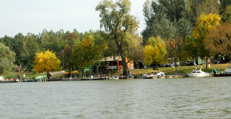 Lac de tisza en Hongrie
